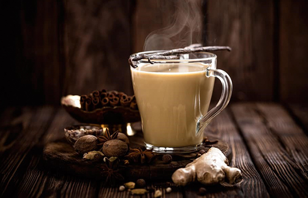 cách pha trà gừng trị đau bụng kinh