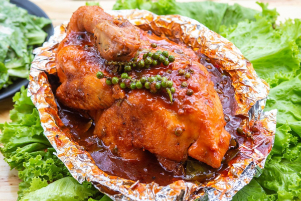 Trí Việt Phát Foods |  Gà nướng sốt tiêu xanh