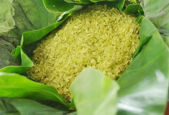Cách nấu xôi cốm hạt sen DẺO THƠM bí quyết của bà ngoại